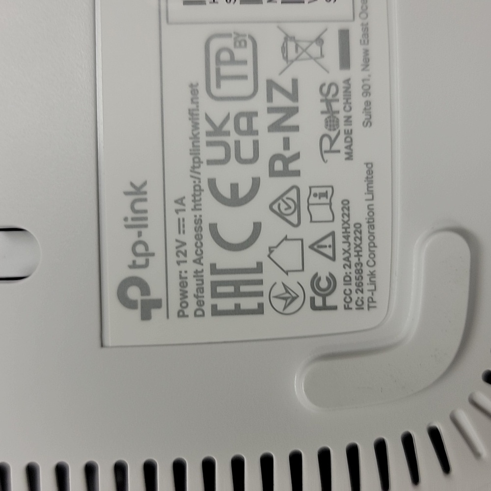 TP-Link Router HX220 AX1800 Mesh Excellent Condition Tested Works. - Picture 5 of 6